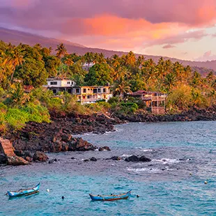 Les Comores pour les paysages contrastes